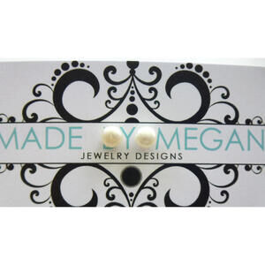 Freshwater Pearl Studs - Small (6mm) - Sterling Silver (925) posts